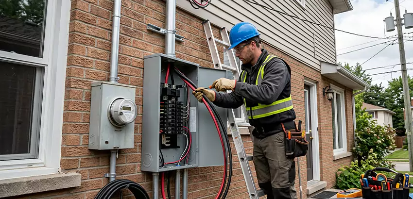 Outdoor Subpanel Installation in Blacklick